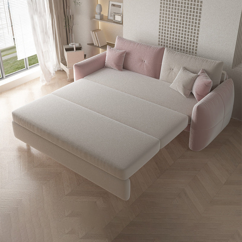 31" Wide Glam Futon Sofa Bed Pillow Included Sleeper Sofa with Storage 39"L x 31"W x 22"H Storage Not Included Sponge Clearhalo 'furn' 'furn_futons' 'Furniture' 'Futons & Daybeds' 'Futons' 'Living Room Furniture' 6654148