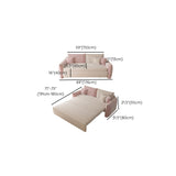 31" Wide Glam Futon Sofa Bed Pillow Included Sleeper Sofa with Storage Clearhalo 'furn' 'furn_futons' 'Furniture' 'Futons & Daybeds' 'Futons' 'Living Room Furniture' 6654157