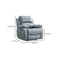 Swivel Rocker Standard Recliner Extended Footrest Recliner Chair