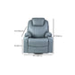 Power-Remote Type Standard Recliner Swivel Base Recliner Chair Clearhalo 'Chairs & Seating' 'furn' 'furn_recliners' 'Furniture' 'Living Room Furniture' 'Recliners' 6654364