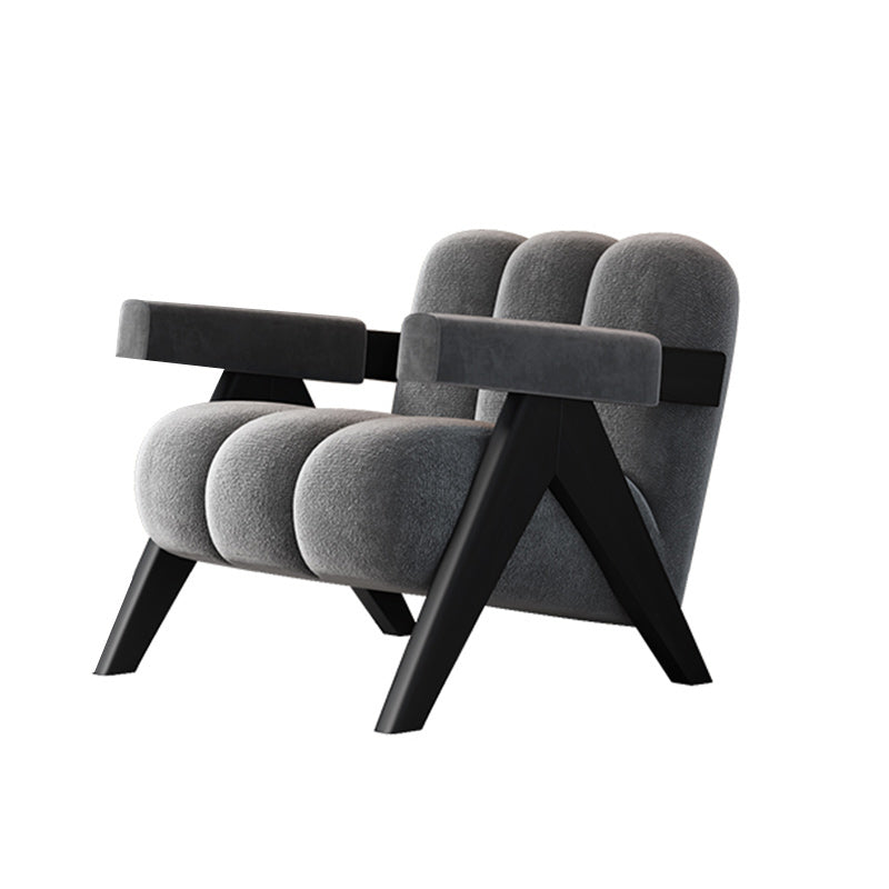 Chaise de salon en bois du siècle du milieu du siècle