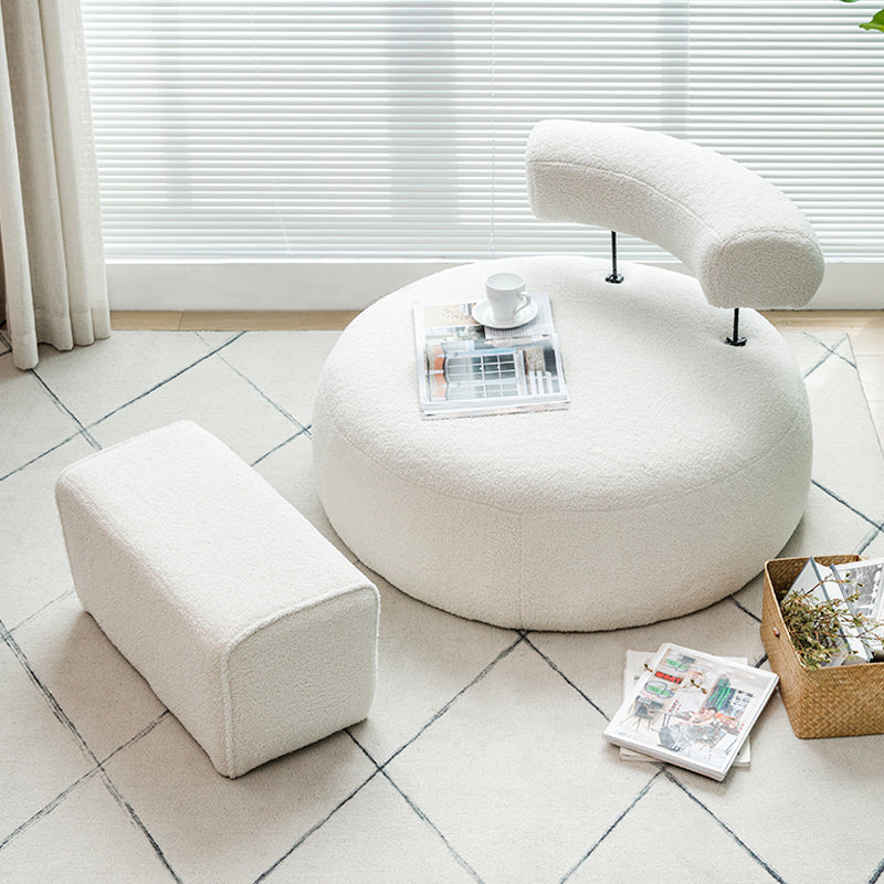 Modern Pillow Back Armless Living Room Solid Color Parsons Chair Clearhalo 'Accent Chairs' 'accent_chairs' 'Chairs & Seating' 'furn' 'furn_accent_chairs' 'Furniture' 'Living Room Furniture' 6654421