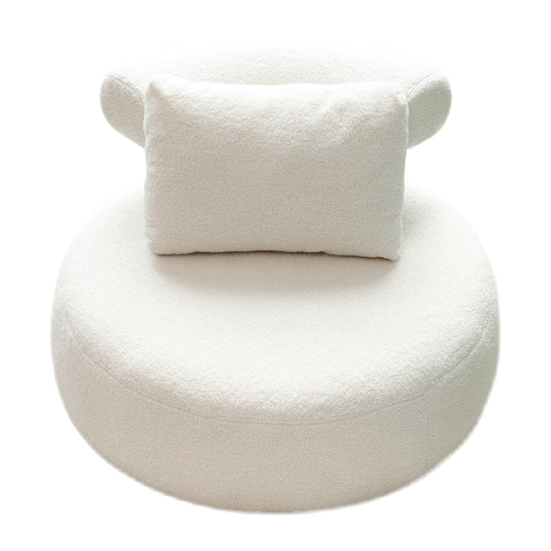 Modern Pillow Back Armless Living Room Solid Color Parsons Chair Clearhalo 'Accent Chairs' 'accent_chairs' 'Chairs & Seating' 'furn' 'furn_accent_chairs' 'Furniture' 'Living Room Furniture' 6654429