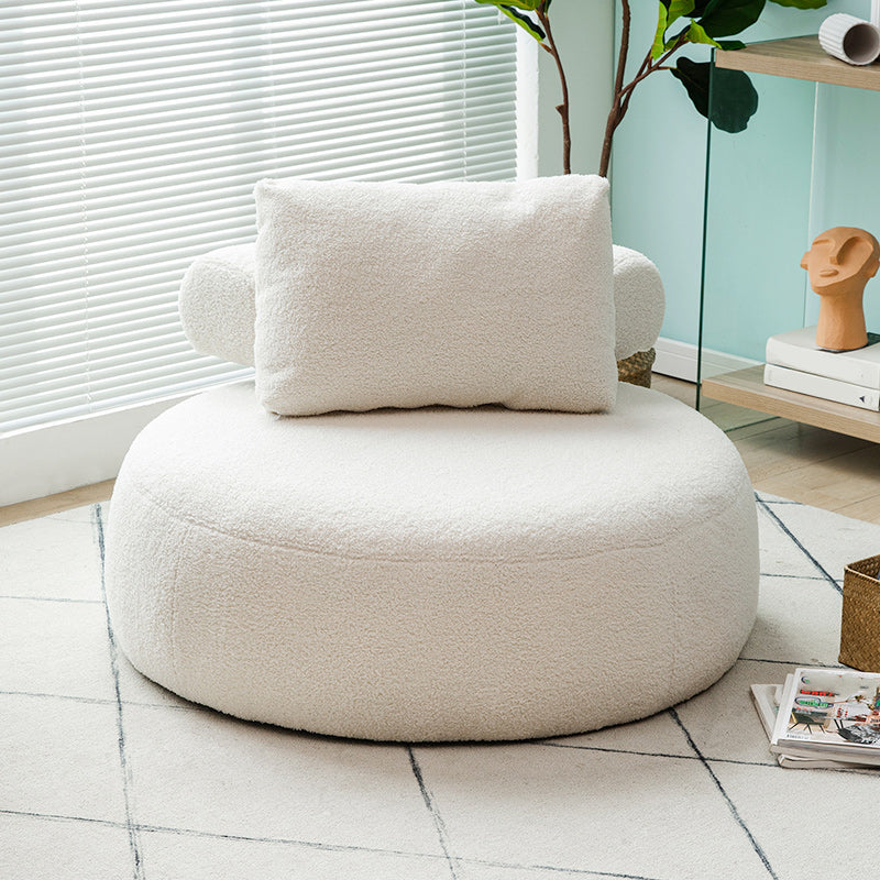 Modern Pillow Back Armless Living Room Solid Color Parsons Chair Clearhalo 'Accent Chairs' 'accent_chairs' 'Chairs & Seating' 'furn' 'furn_accent_chairs' 'Furniture' 'Living Room Furniture' 6654439