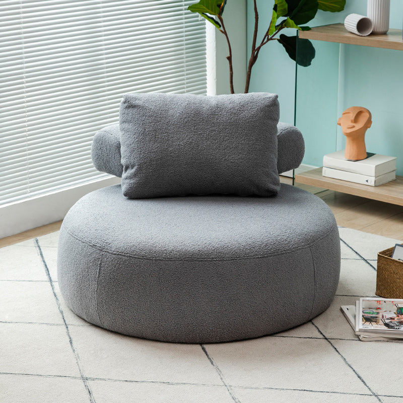 Modern Pillow Back Armless Living Room Solid Color Parsons Chair Clearhalo 'Accent Chairs' 'accent_chairs' 'Chairs & Seating' 'furn' 'furn_accent_chairs' 'Furniture' 'Living Room Furniture' 6654441