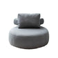 Modern Pillow Back Armless Living Room Solid Color Parsons Chair Grey 1 Piece Without Ottoman Clearhalo 'Accent Chairs' 'accent_chairs' 'Chairs & Seating' 'furn' 'furn_accent_chairs' 'Furniture' 'Living Room Furniture' 6654450