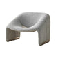 Upholstered Fabric Accent Armchair 33.07" Wide Accent Armchair Grey Polyester Polyester Blend 1 Piece Clearhalo 'Accent Chairs' 'accent_chairs' 'Chairs & Seating' 'furn' 'furn_accent_chairs' 'Furniture' 'Living Room Furniture' 6654592