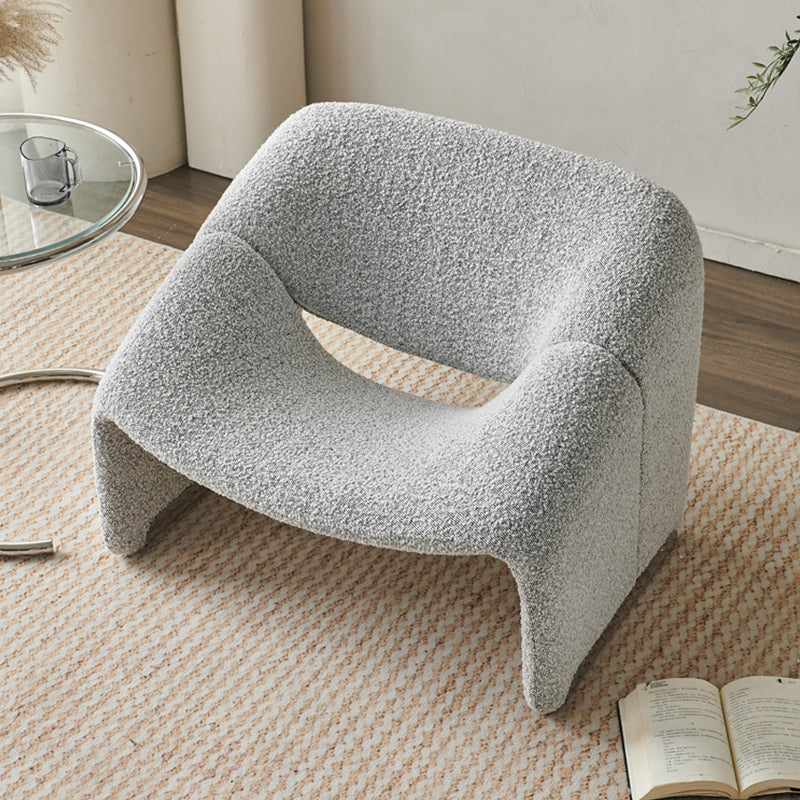 Upholstered Fabric Accent Armchair 33.07" Wide Accent Armchair Clearhalo 'Accent Chairs' 'accent_chairs' 'Chairs & Seating' 'furn' 'furn_accent_chairs' 'Furniture' 'Living Room Furniture' 6654594
