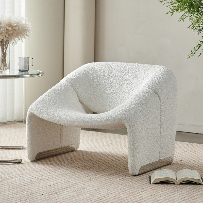 Upholstered Fabric Accent Armchair 33.07" Wide Accent Armchair Clearhalo 'Accent Chairs' 'accent_chairs' 'Chairs & Seating' 'furn' 'furn_accent_chairs' 'Furniture' 'Living Room Furniture' 6654608