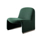 Scandinavian Accent Room Chair 24.8" Wide Fabric Lounge Accent Chair Green Flannel 1 Piece Clearhalo 'Accent Chairs' 'accent_chairs' 'Chairs & Seating' 'furn' 'furn_accent_chairs' 'Furniture' 'Living Room Furniture' 6654657