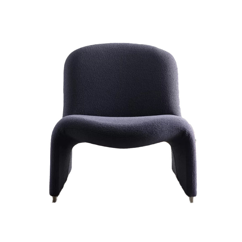 Scandinavian Accent Room Chair 24.8" Wide Fabric Lounge Accent Chair Purple Flannel 1 Piece Clearhalo 'Accent Chairs' 'accent_chairs' 'Chairs & Seating' 'furn' 'furn_accent_chairs' 'Furniture' 'Living Room Furniture' 6654660