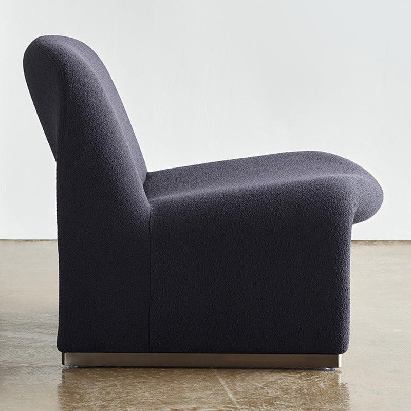 Scandinavian Accent Room Chair 24.8" Wide Fabric Lounge Accent Chair Clearhalo 'Accent Chairs' 'accent_chairs' 'Chairs & Seating' 'furn' 'furn_accent_chairs' 'Furniture' 'Living Room Furniture' 6654662