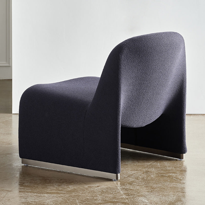 Scandinavian Accent Room Chair 24.8" Wide Fabric Lounge Accent Chair Clearhalo 'Accent Chairs' 'accent_chairs' 'Chairs & Seating' 'furn' 'furn_accent_chairs' 'Furniture' 'Living Room Furniture' 6654667