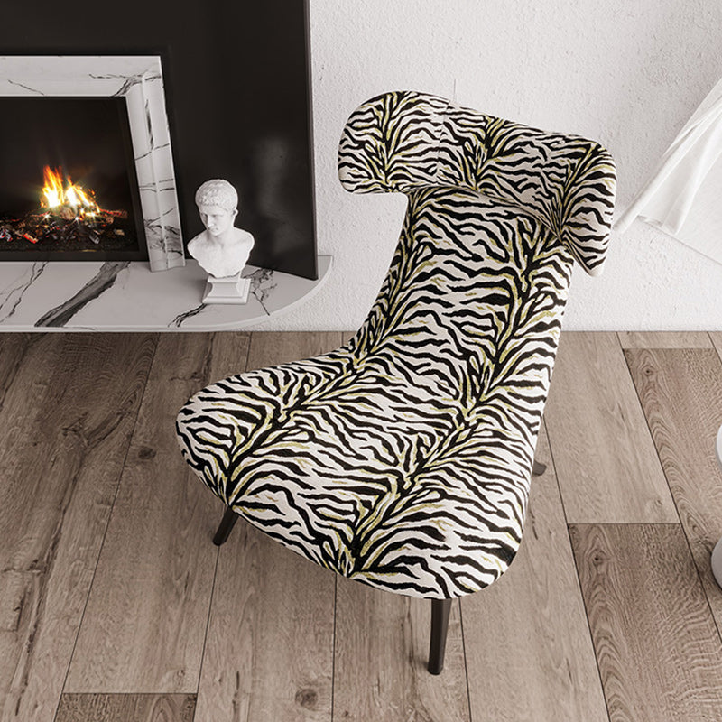 Mid-century Modern Wingback Chair Fixed Back Sled Armless Chair Clearhalo 'Accent Chairs' 'accent_chairs' 'Chairs & Seating' 'furn' 'furn_accent_chairs' 'Furniture' 'Living Room Furniture' 6654674