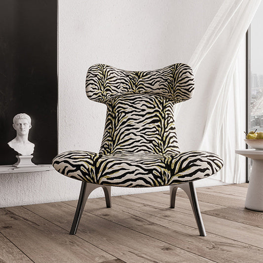 Mid-century Modern Wingback Chair Fixed Back Sled Armless Chair Clearhalo 'Accent Chairs' 'accent_chairs' 'Chairs & Seating' 'furn' 'furn_accent_chairs' 'Furniture' 'Living Room Furniture' 6654679