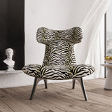 Mid-century Modern Wingback Chair Fixed Back Sled Armless Chair Clearhalo 'Accent Chairs' 'accent_chairs' 'Chairs & Seating' 'furn' 'furn_accent_chairs' 'Furniture' 'Living Room Furniture' 6654679