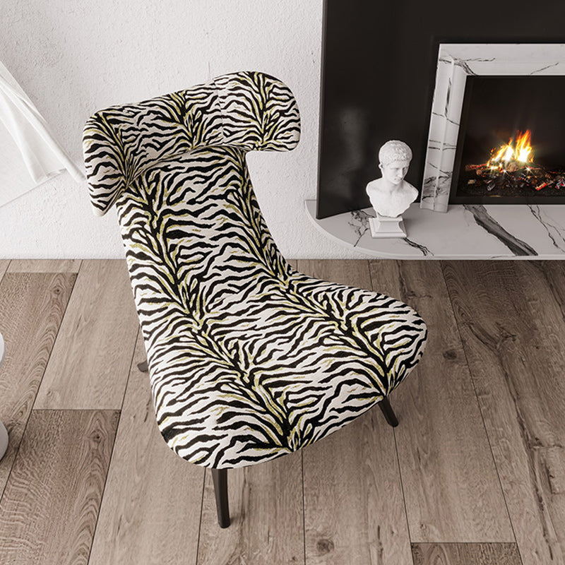 Mid-century Modern Wingback Chair Fixed Back Sled Armless Chair Clearhalo 'Accent Chairs' 'accent_chairs' 'Chairs & Seating' 'furn' 'furn_accent_chairs' 'Furniture' 'Living Room Furniture' 6654681