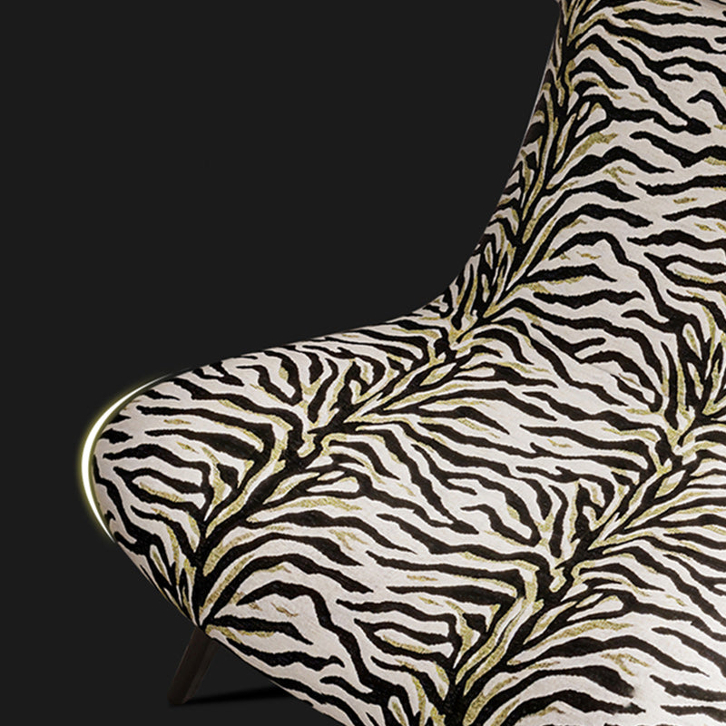 Mid-century Modern Wingback Chair Fixed Back Sled Armless Chair Clearhalo 'Accent Chairs' 'accent_chairs' 'Chairs & Seating' 'furn' 'furn_accent_chairs' 'Furniture' 'Living Room Furniture' 6654684