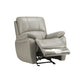 Moderne recliner stoel USB -ladingpoort vaste kleur Standaardrecliner