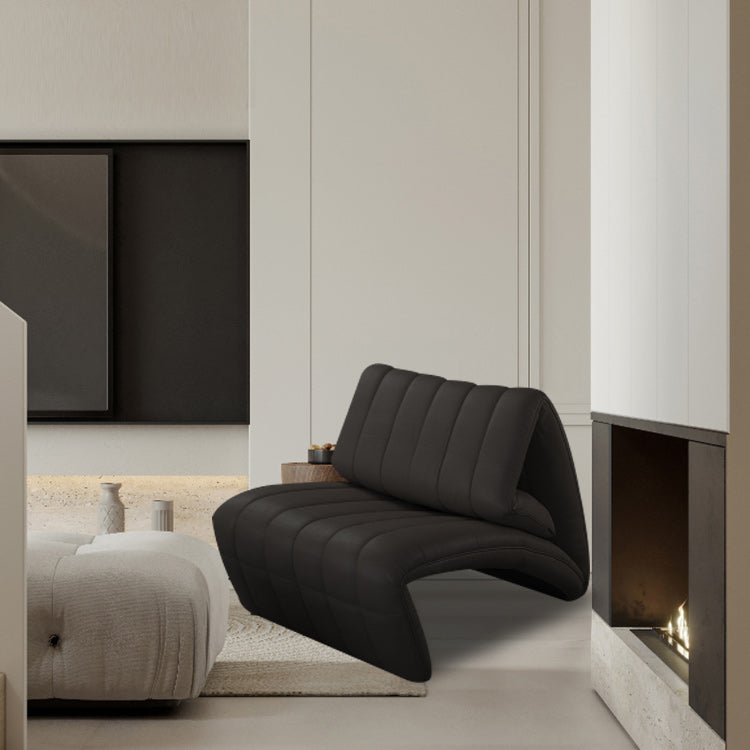 Contemporary Recliner Chair Arms Included Solid Color Standard Recliner Black Clearhalo 'Chairs & Seating' 'furn' 'furn_recliners' 'Furniture' 'Living Room Furniture' 'Recliners' 6654731