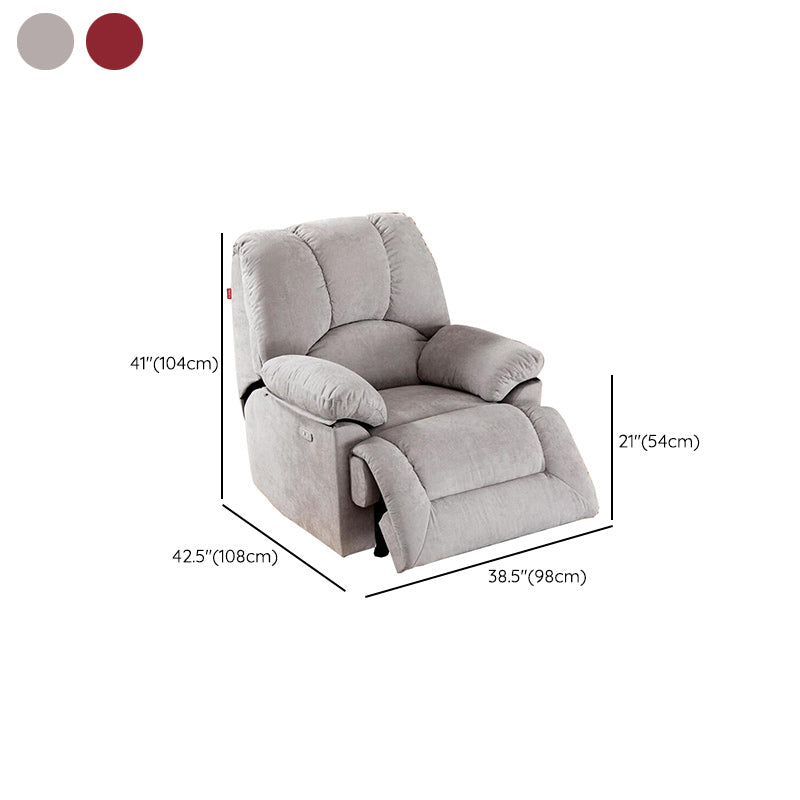 Position Lock Recliner Chair Power Reclining Type Standard Recliner Clearhalo 'Chairs & Seating' 'furn' 'furn_recliners' 'Furniture' 'Living Room Furniture' 'Recliners' 6654758