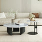 Modern Slate Coffee Table Round Coffee Table for Living Room Clearhalo 'Coffee & Accent Tables' 'Coffee Tables' 'coffee_tables' 'furn' 'furn_coffee_tables' 'Furniture' 'Living Room Furniture' 6654813