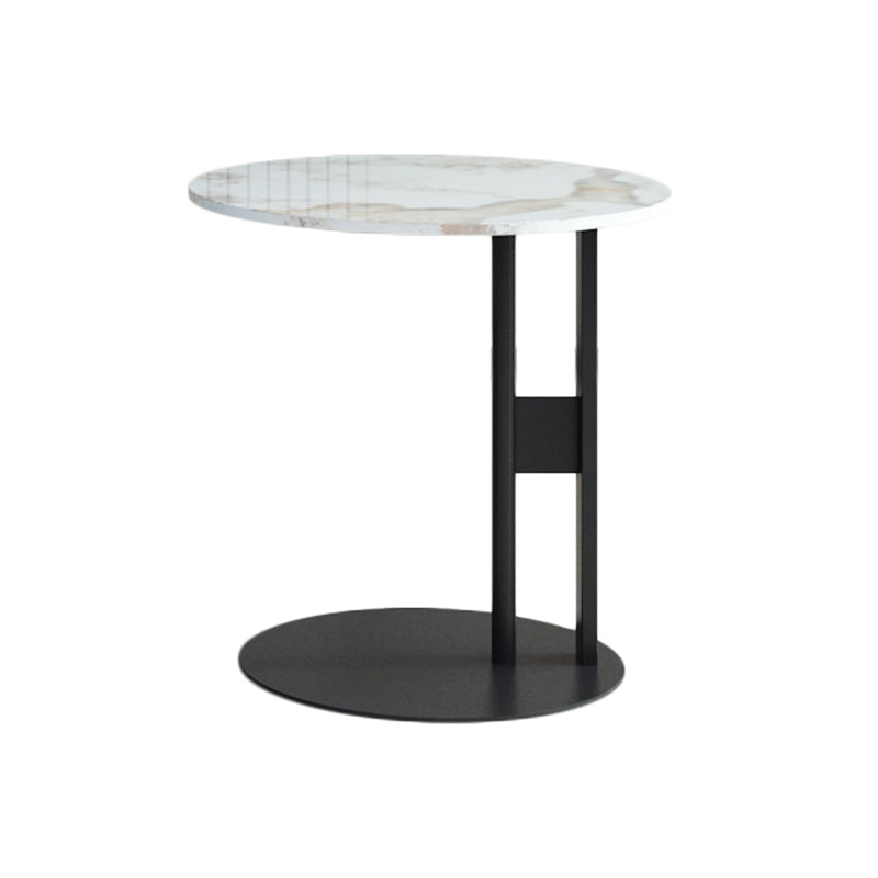 Modern Slate Coffee Table Round Coffee Table for Living Room Pandora Gold Clearhalo 'Coffee & Accent Tables' 'Coffee Tables' 'coffee_tables' 'furn' 'furn_coffee_tables' 'Furniture' 'Living Room Furniture' 6654817
