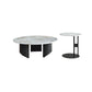 Modern Slate Coffee Table Round Coffee Table for Living Room Pandora Gold Clearhalo 'Coffee & Accent Tables' 'Coffee Tables' 'coffee_tables' 'furn' 'furn_coffee_tables' 'Furniture' 'Living Room Furniture' 6654820