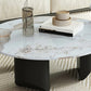 Modern Slate Coffee Table Round Coffee Table for Living Room Clearhalo 'Coffee & Accent Tables' 'Coffee Tables' 'coffee_tables' 'furn' 'furn_coffee_tables' 'Furniture' 'Living Room Furniture' 6654827