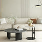 Modern Slate Coffee Table Round Coffee Table for Living Room Clearhalo 'Coffee & Accent Tables' 'Coffee Tables' 'coffee_tables' 'furn' 'furn_coffee_tables' 'Furniture' 'Living Room Furniture' 6654828