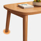 Modern Solid Wood Rectangular Coffee Table 4 Legs Folding Cocktail Table