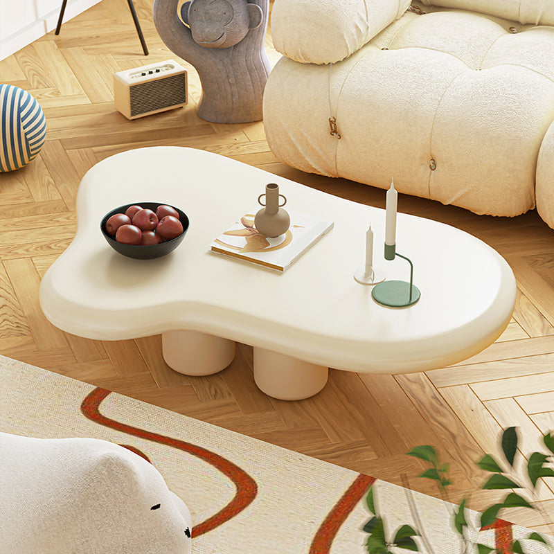 Contemporary Coffee Table 3 Legs Wooden Coffee Cocktail Table Clearhalo 'Coffee & Accent Tables' 'Coffee Tables' 'coffee_tables' 'furn' 'furn_coffee_tables' 'Furniture' 'Living Room Furniture' 6654859