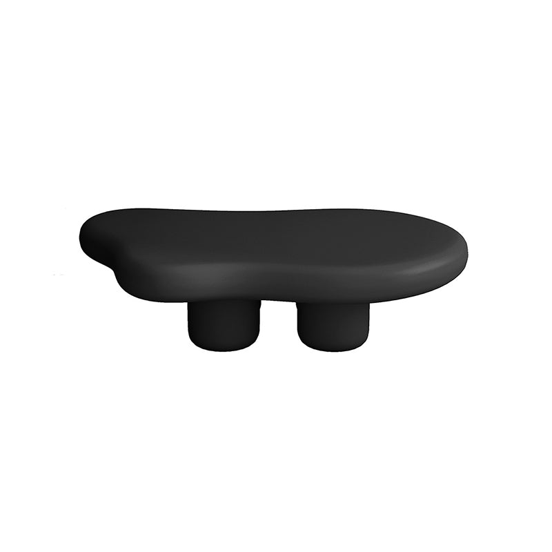 Contemporary Coffee Table 3 Legs Wooden Coffee Cocktail Table Black Clearhalo 'Coffee & Accent Tables' 'Coffee Tables' 'coffee_tables' 'furn' 'furn_coffee_tables' 'Furniture' 'Living Room Furniture' 6654861