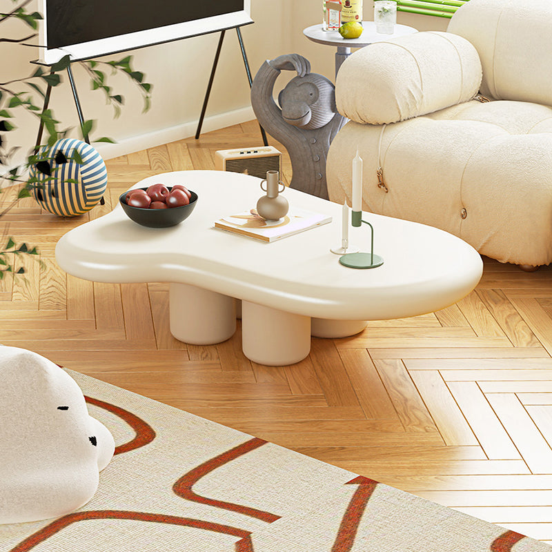 Contemporary Coffee Table 3 Legs Wooden Coffee Cocktail Table Clearhalo 'Coffee & Accent Tables' 'Coffee Tables' 'coffee_tables' 'furn' 'furn_coffee_tables' 'Furniture' 'Living Room Furniture' 6654862