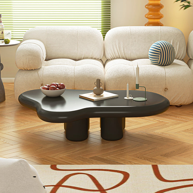Contemporary Coffee Table 3 Legs Wooden Coffee Cocktail Table Clearhalo 'Coffee & Accent Tables' 'Coffee Tables' 'coffee_tables' 'furn' 'furn_coffee_tables' 'Furniture' 'Living Room Furniture' 6654864