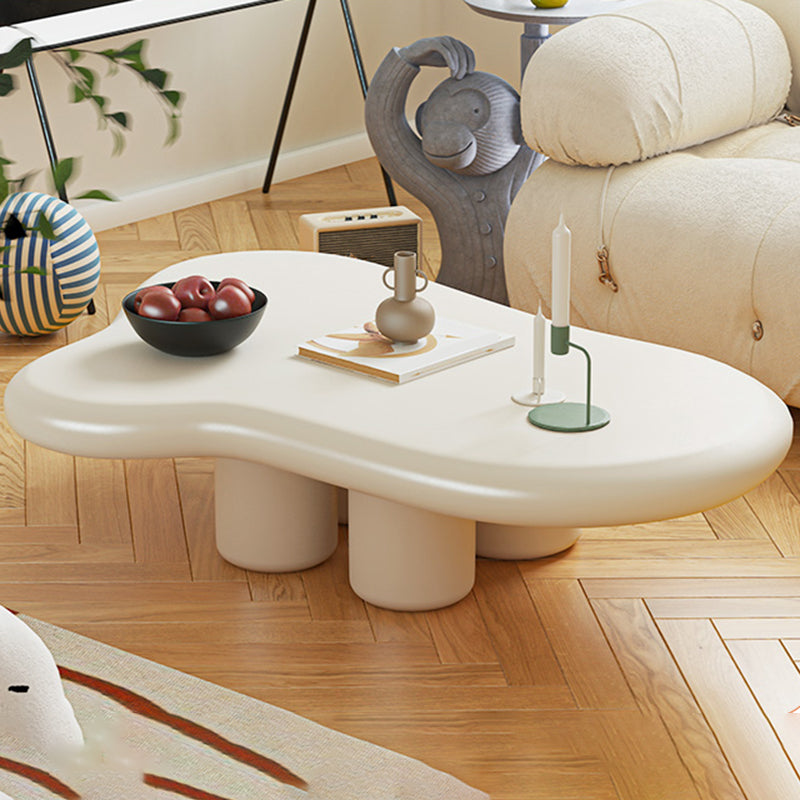 Contemporary Coffee Table 3 Legs Wooden Coffee Cocktail Table Clearhalo 'Coffee & Accent Tables' 'Coffee Tables' 'coffee_tables' 'furn' 'furn_coffee_tables' 'Furniture' 'Living Room Furniture' 6654872