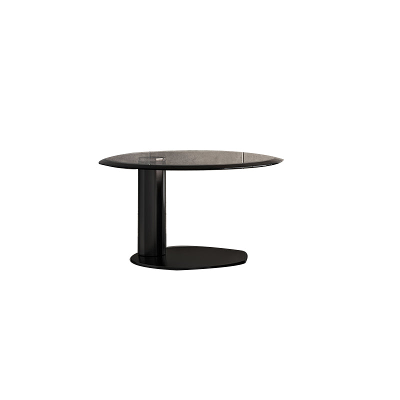 Contemporary Coffee Table Solid Wood Round Pedestal Coffee Cocktail Table Clearhalo 'Coffee & Accent Tables' 'Coffee Tables' 'coffee_tables' 'furn' 'furn_coffee_tables' 'Furniture' 'Living Room Furniture' 6654904