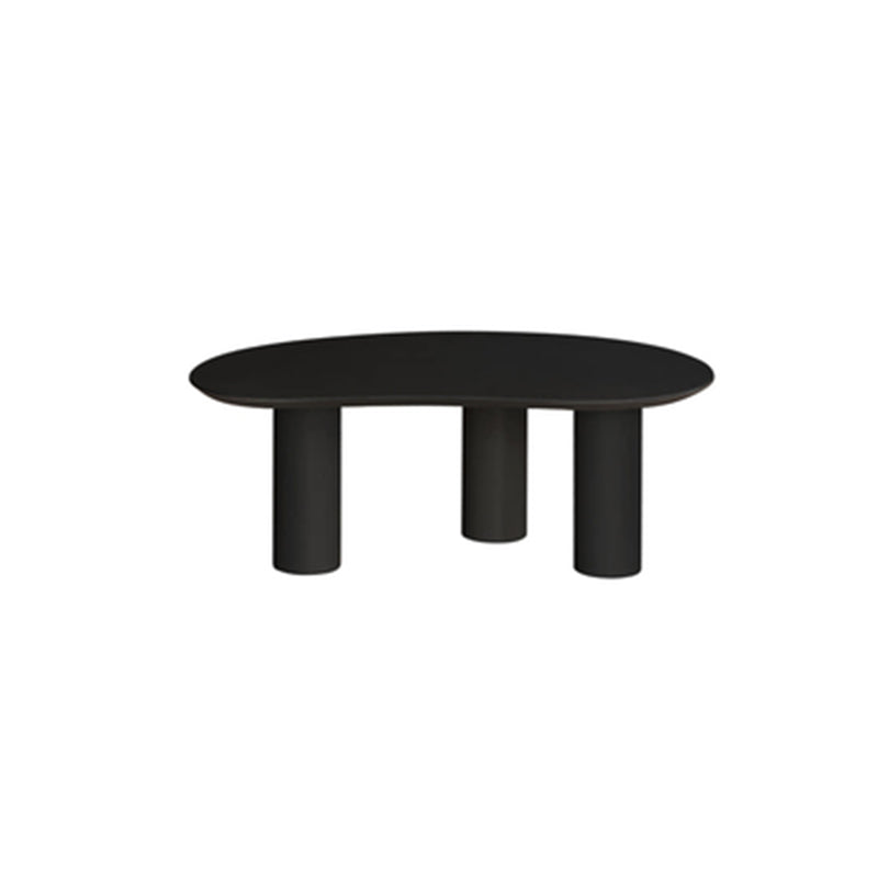 Modern 3 Legs Coffee Table Wood Coffee Table for Living Room Black Clearhalo 'Coffee & Accent Tables' 'Coffee Tables' 'coffee_tables' 'furn' 'furn_coffee_tables' 'Furniture' 'Living Room Furniture' 6654925