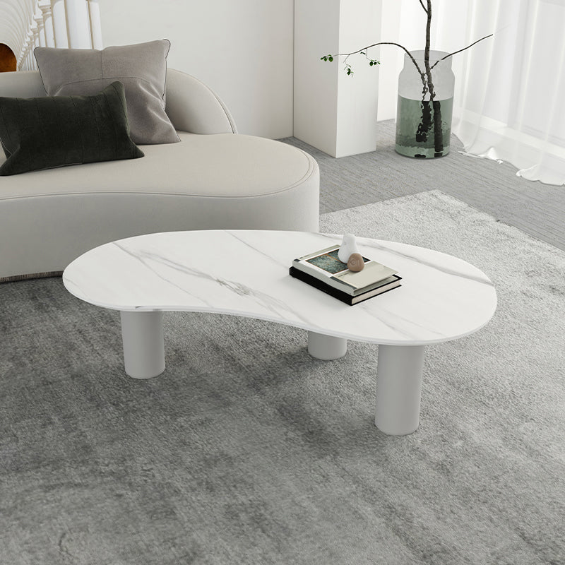 Table basse moderne à 3 pieds en ardoise pour le salon