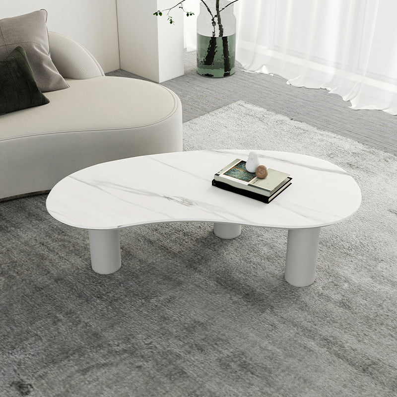 Table basse moderne à 3 pieds en ardoise pour le salon