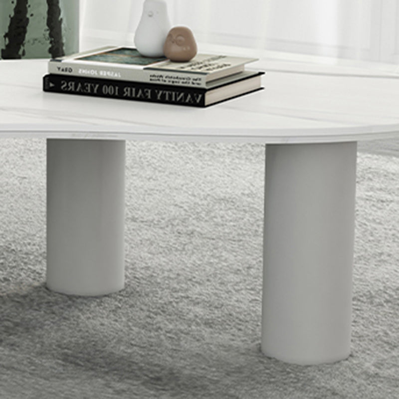 Table basse moderne à 3 pieds en ardoise pour le salon