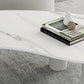 Table basse moderne à 3 pieds en ardoise pour le salon