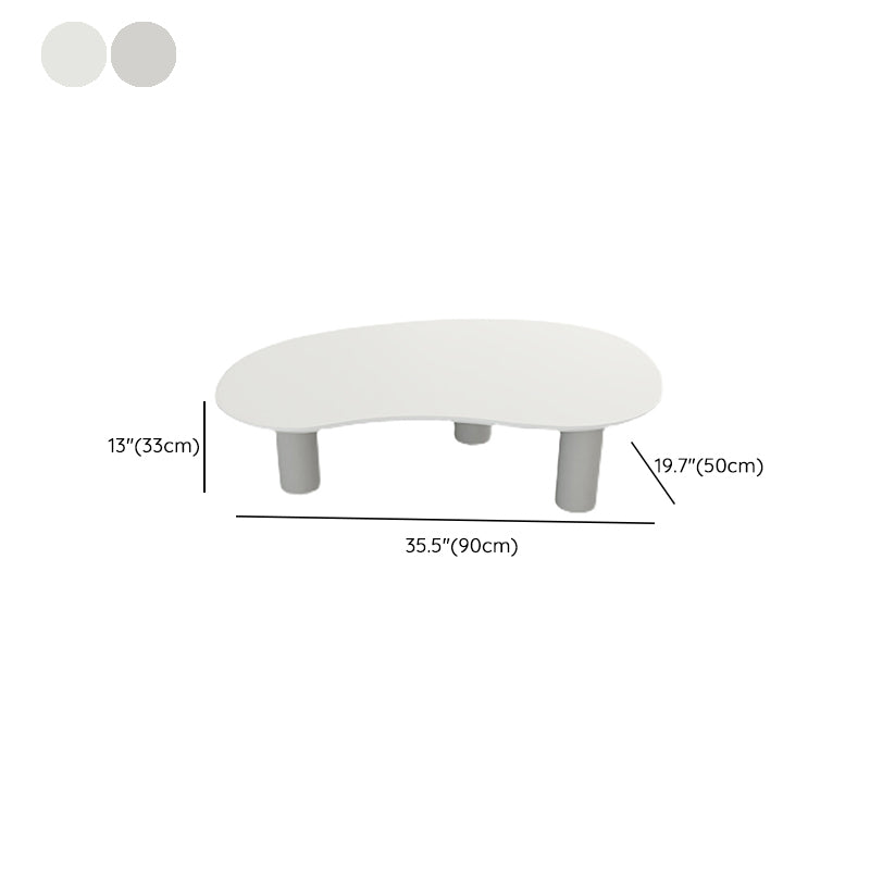 Table basse moderne à 3 pieds en ardoise pour le salon
