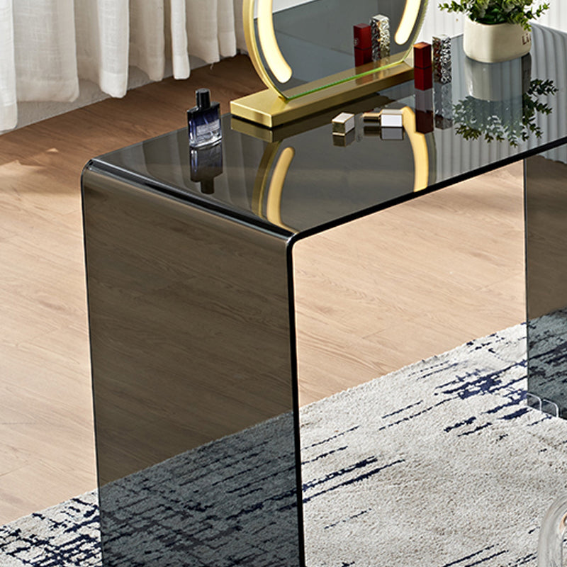 Trucco contemporaneo vanità in piedi da letto in vetro set di vanità per trucco