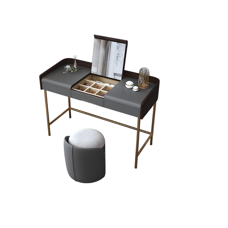 Glam da 17,72 "vanità per trucco in legno con 2 cassetti per la camera da letto