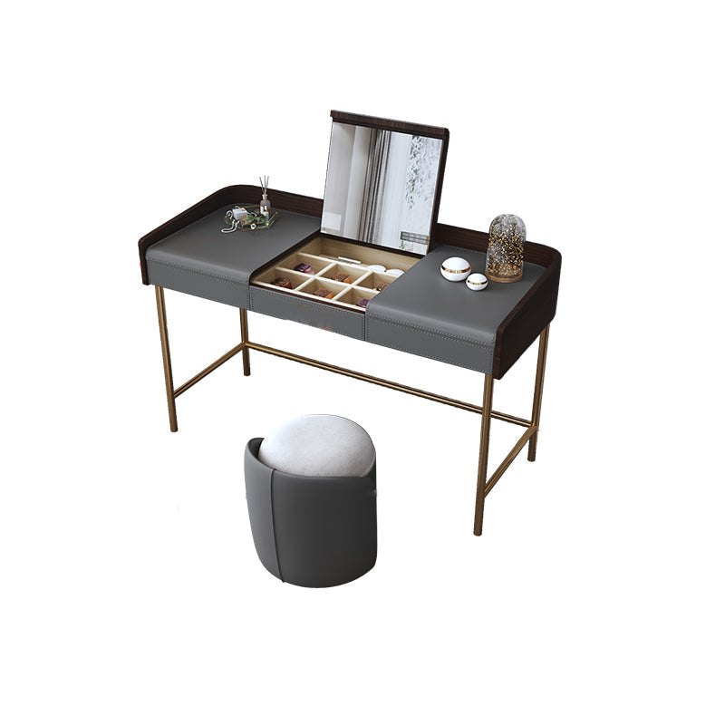 Glam da 17,72 "vanità per trucco in legno con 2 cassetti per la camera da letto