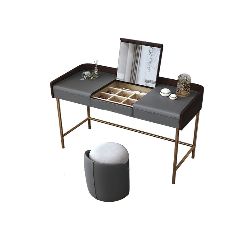 Glam da 17,72 "vanità per trucco in legno con 2 cassetti per la camera da letto