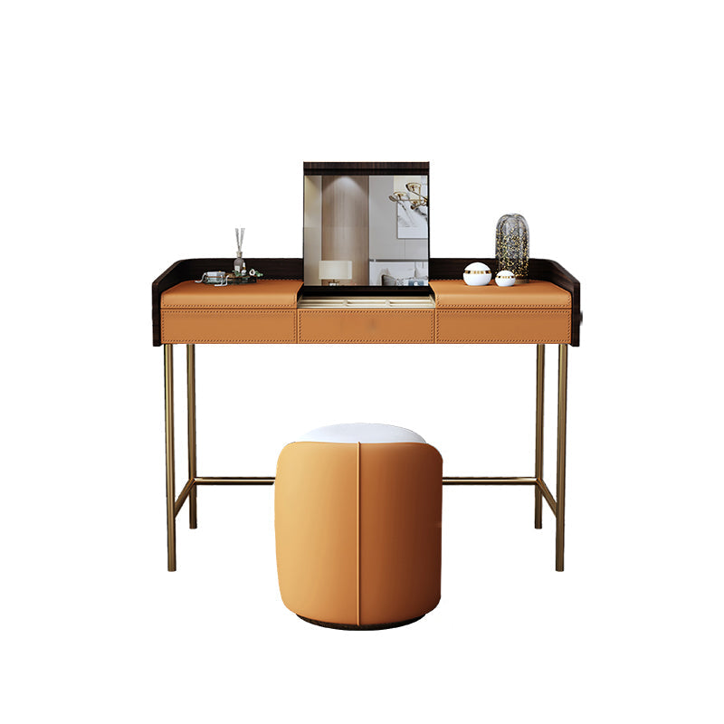 Glam da 17,72 "vanità per trucco in legno con 2 cassetti per la camera da letto