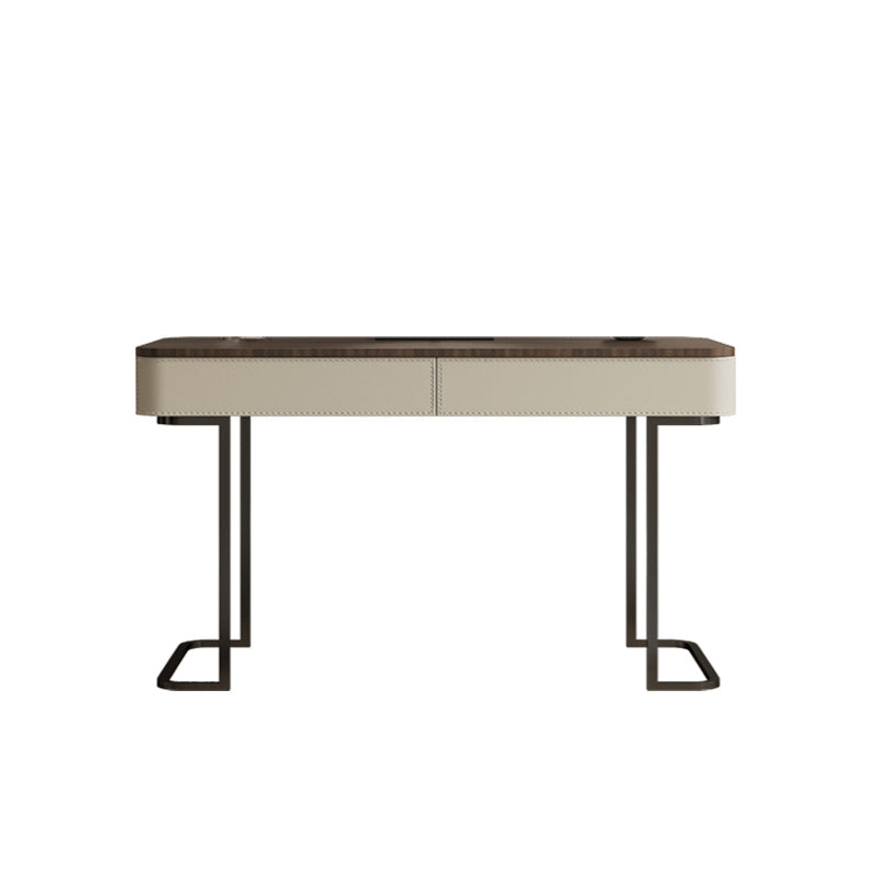 Wooden Make-up Vanity White Makeup Vanity Desk Table with Drawers Makeup Vanity 47"L x 18"W x 30"H 2 Clearhalo 'Bedroom Furniture' 'furn' 'furn_makeup_vanities' 'Furniture' 'Makeup Vanities' 'makeup_vanities' 6655316