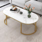 16"H Contemporary Coffee Table Single Wood Coffee Cocktail Table 39.5"L x 24"W x 16.5"H White Shelves Not Included Clearhalo 'Coffee & Accent Tables' 'Coffee Tables' 'coffee_tables' 'furn' 'furn_coffee_tables' 'Furniture' 'Living Room Furniture' 6655326